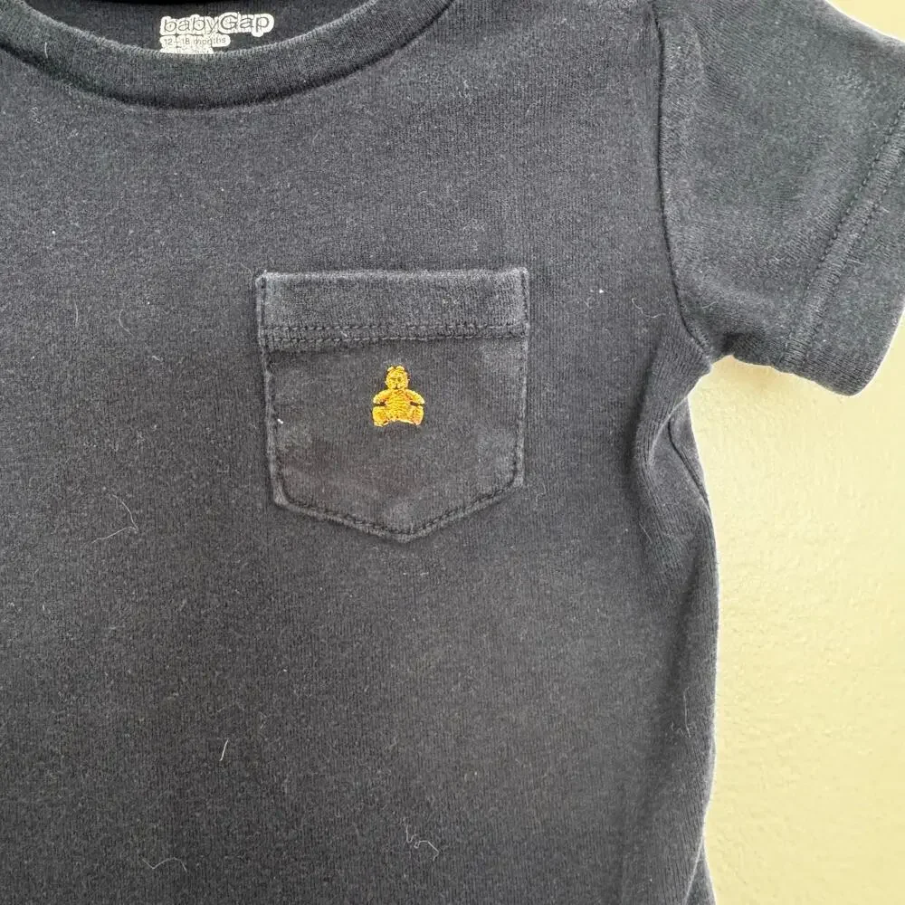 babyGap Onesie Bundle, 2 Items:  Both with Embroidered Bear